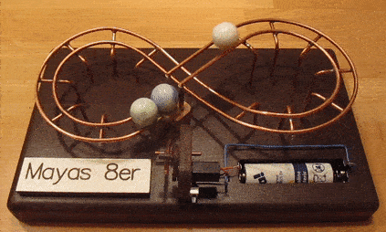 Kugelbahn 'Mayas 8er'